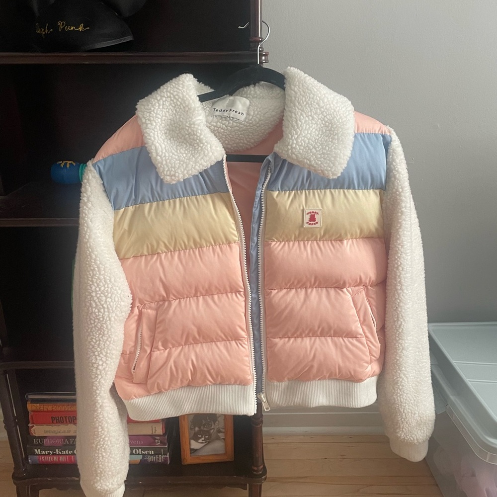 Teddy Fresh Multicolor Puffer Jacket